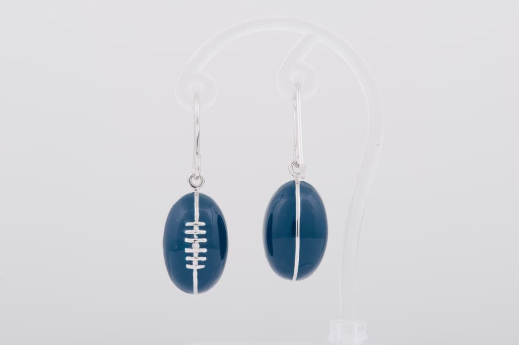 Plunder on sale football earrings